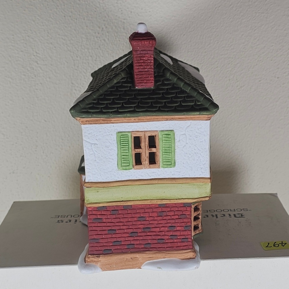 Department 56 Dickens Village Scrooge and Marley Counting House #65005 no light - Picture 5 of 5